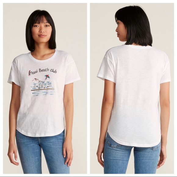 NWT Madewell Maui Beach Club Tee - Picture 4 of 8